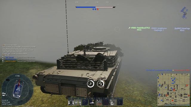 М1А2 в ТОП / Путь к HSTV-L | War Thunder смотреть онлайн