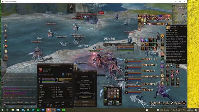 Lineage 2 2022, 119 Tyrr Dreadnought PVE Dethrone (2Quad Xp/hour) Solo DD + Gear/buff/Skill Setup смотреть онлайн