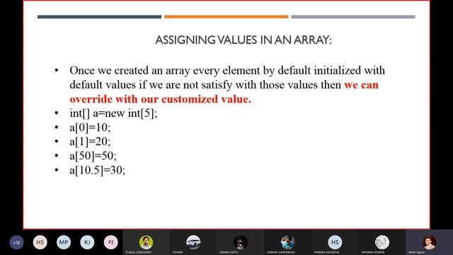 OBJECT ORIENTED PROGRAMMING USING JAVA ECSE106L- ARRAY смотреть онлайн