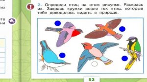 Окружающий мир. Рабочая тетрадь 1 класс 1 часть. ГДЗ стр. 52 №2