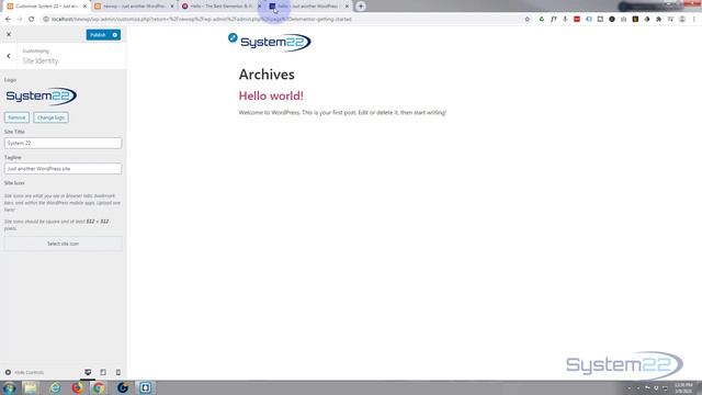 Elementor Hello Theme How To Add Your Logo And Favicon ? смотреть онлайн