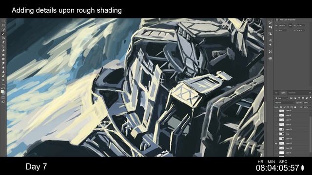 Digital Drawing Time-Lapse — The Wandering Earth смотреть онлайн