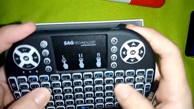 Mini 5G TVBOX Q5GMini Tv Box 4 Gigas Ram Android Andowl + 1 Teclado Smart 2020 Unboxing