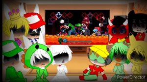 Character Nintendo react to FNF mod Mario madness