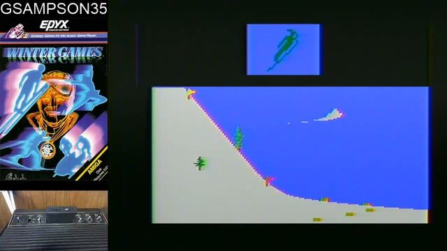 Winter Games on Atari 2600, Ski Jump, 177.9 смотреть онлайн