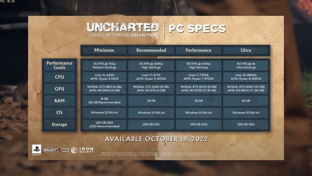 รีวิว Uncharted : Legacy Of Thieves Collection (เวอร์ชั่น PC) เล่นด้วย GTX 1060 ยังไหวไหม смотреть онлайн