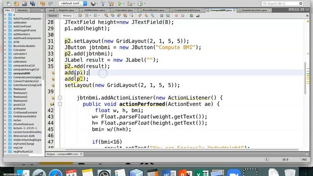 Java GUI Lecture 8 Event Handling video 1 смотреть онлайн