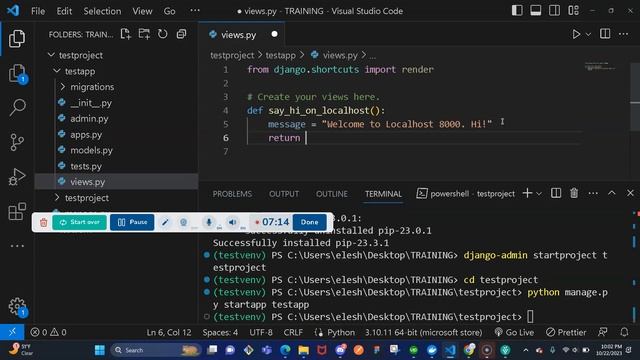 How To Set Up Django In A Virtual Environment смотреть онлайн