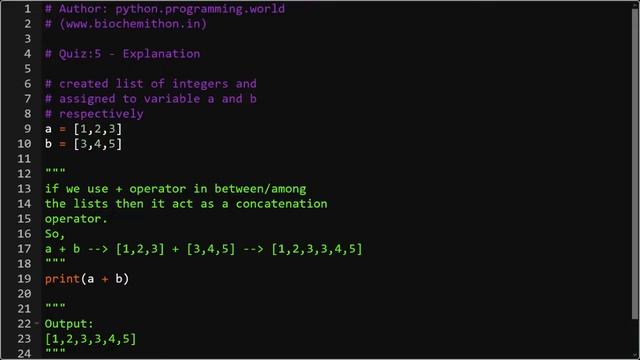 Quiz:5 - List Concept | Quiz With Solution | Python Quiz Series смотреть онлайн