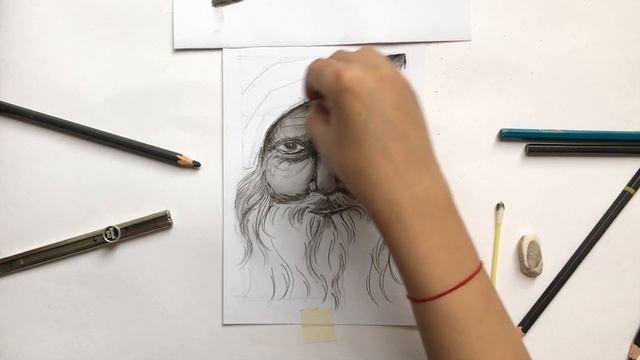 Old Man Charcoal Sketching | Learn to Draw | Sketching For Beginners смотреть онлайн
