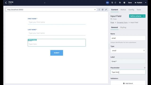 Example of the dynamic form built with custom validation in Storyblok and Vuelidate смотреть онлайн