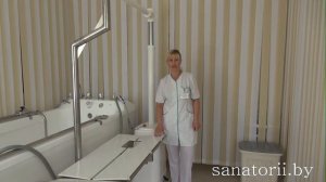 Санаторий Золотые пески - вытяжение позвоночника подводное, санатории Беларуси