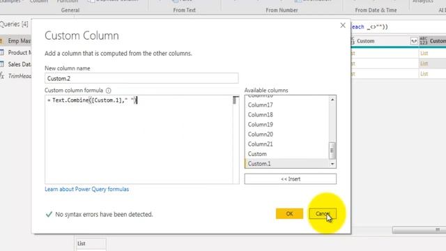 Trim Column Headers In Power Query | Remove Spaces from Column Names смотреть онлайн