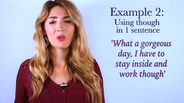 How to Use 'Though' in English - 4 Ways смотреть онлайн