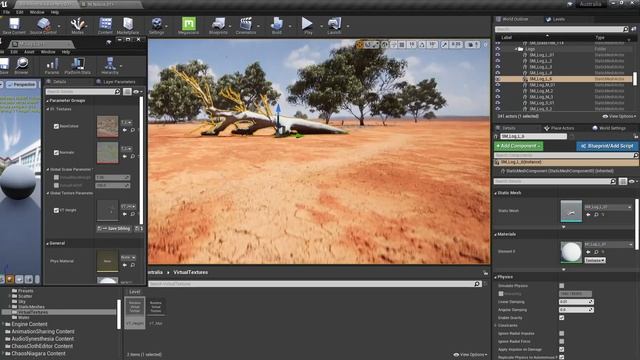 How to Blend Objects with Your Landscape - UE4 Runtime Virtual Texturing (RVT) Tutorial смотреть онлайн