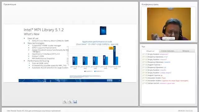 Intel Parallel Studio XE 2016 для оптимизации кластерных приложений смотреть онлайн