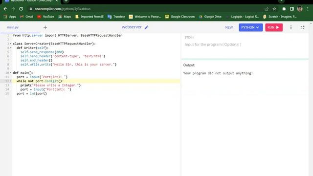 Python Tutorial | Webserver Script | AkshobhyaEverything смотреть онлайн
