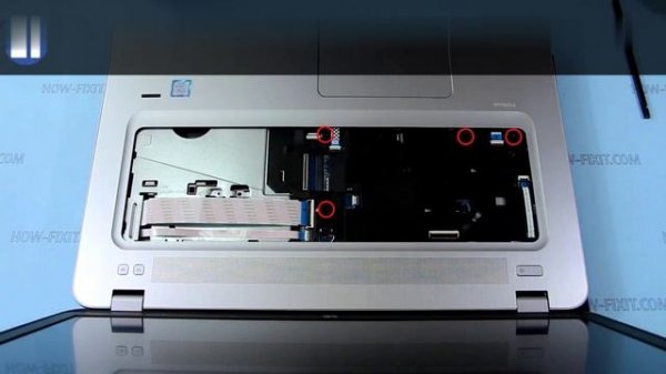 Замена батареи на ноутбуке hp probook