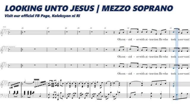 Looking Unto Jesus | Mezzo-soprano | Piano смотреть онлайн