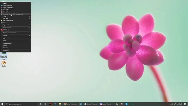 Installing Blender from a zip file смотреть онлайн