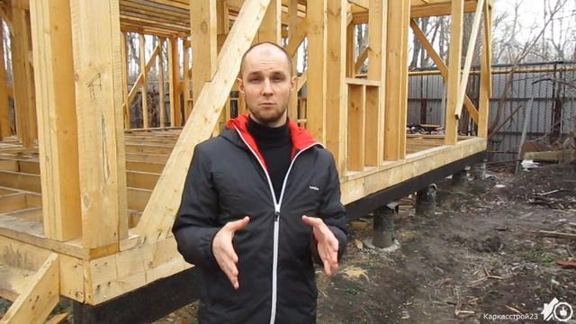 Фундамент для каркасного дома.