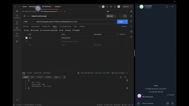 telegram PHP bot ( Postman ) смотреть онлайн