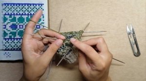 ЖАККАРДОВЫЕ НОСКИ . ПОШАГОВЫЙ МАСТЕР-КЛАСС