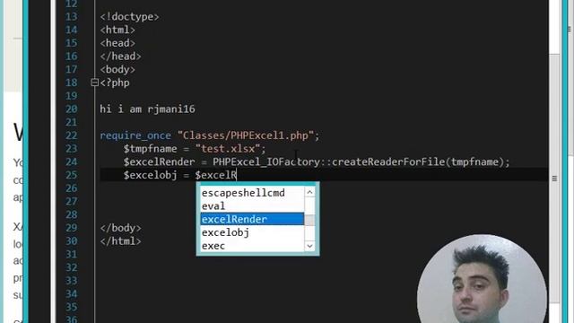 php excel by rjmani16 php in Pothwari Urdu смотреть онлайн