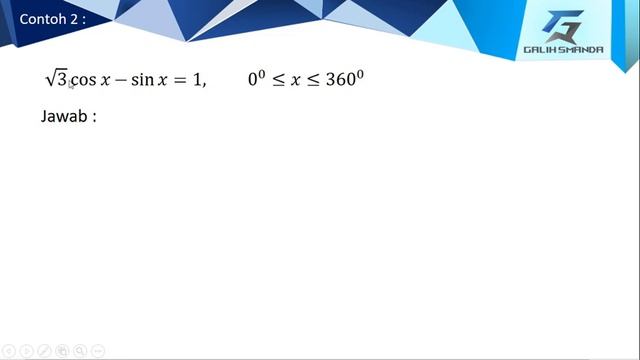 persamaan trigonometri bentuk A sin x + B cos X menjadi K cos (x-a) Persamaan trigonometri смотреть онлайн