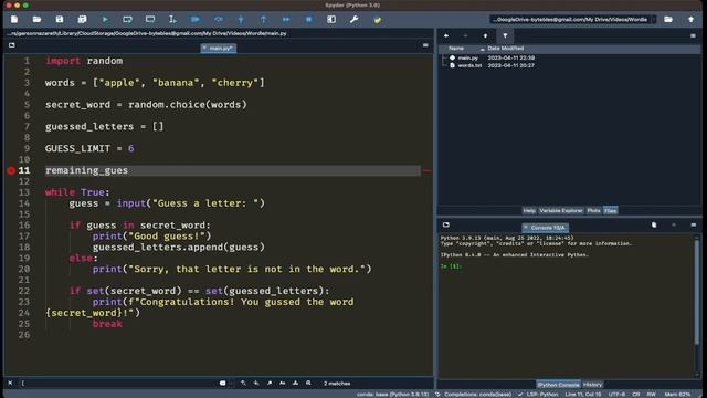 Create Your Own Hangman Game with Python! смотреть онлайн