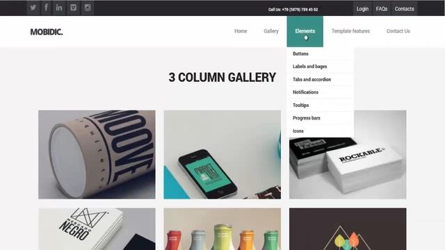 Mobidic - Drupal Corporate Theme смотреть онлайн