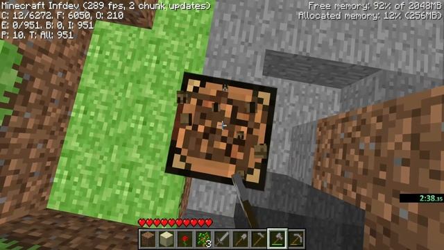 Minecraft Java Edition: [Historical Version] - Full Inventory- : Infdev 5m 05s 75ms смотреть онлайн