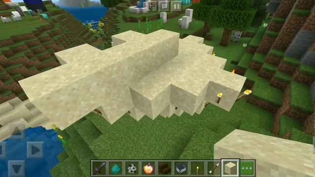 Как сделать в Minecraft / ловушка из песка c факелами