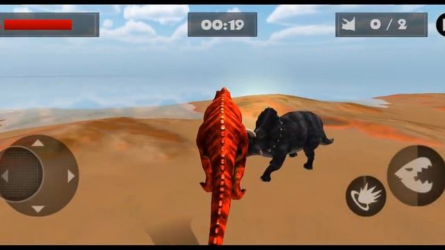 Hungry T-Rex: Island Dinosaur Hunt | Android Mobile Game смотреть онлайн