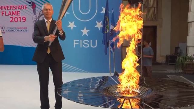 Зажжение огня Зимней универсиады-2019 | Torch lit for the Winter Universiade 2019 смотреть онлайн