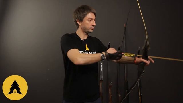 Традиционный лук Bowmaster Black Bear 60" смотреть онлайн