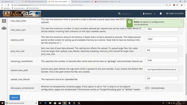 ERROR WORDPRESS El archivo subido excede la directiva upload max filesize en php ini 2018 смотреть онлайн
