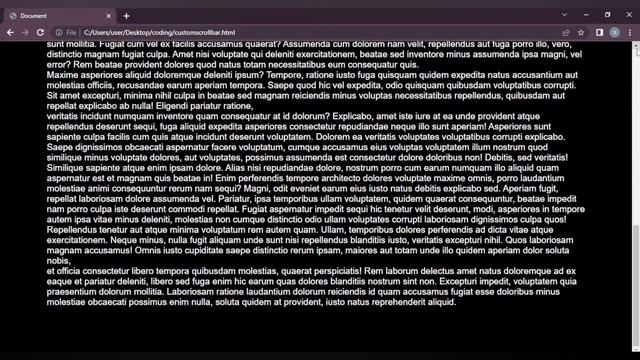 How to Create Custom Scrollbar | HTML&CSS | in just 5 minutes ? смотреть онлайн