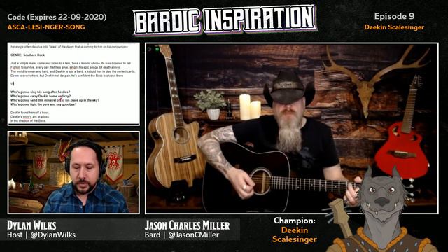 Bardic Inspiration — Episode 9: Deekin Scalesinger смотреть онлайн