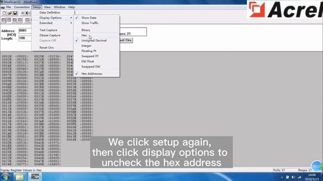 Modscan Software Common Function One