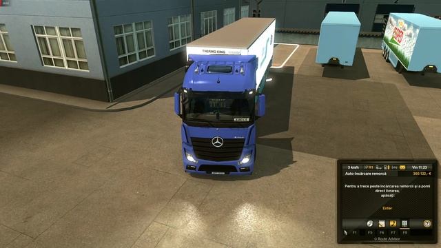 [ETS2] Euro Truck Simulator 2 1.32 - Mercedes Actros MP4 - Trailer Chereau смотреть онлайн