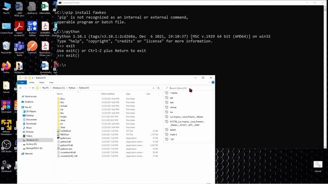 Pip install failed [windows] pip is not recognized as an internal or external command смотреть онлайн
