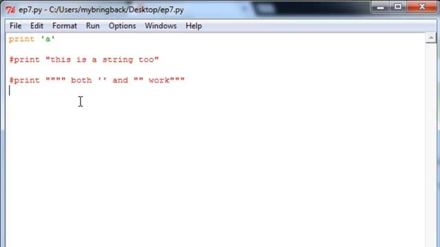 Learn Python Programming Tutorial 7 | Comments and Strings Expanded смотреть онлайн