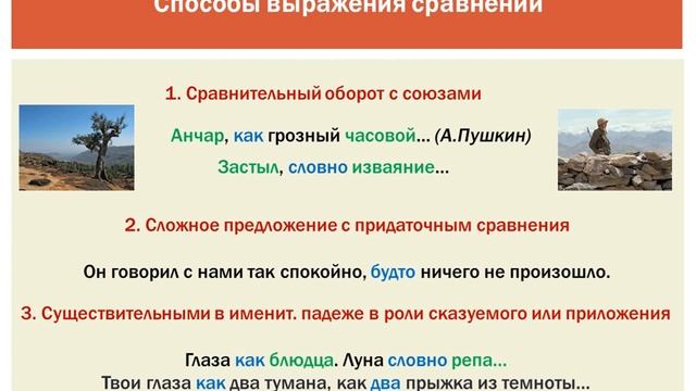 ЕГЭ 2017. Рус. яз. Сравнение (Вопрос 24) смотреть онлайн