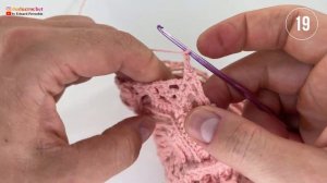 Салфетка крючком, Лейла, 17-21