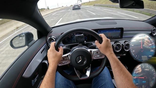 Mercedes Benz CLA 250e PlugIn Hybrid 1,3L /160+102 HP/ POV Test Drive #53 смотреть онлайн