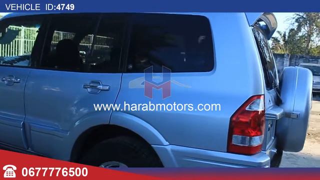 Mitsubishi Pajero long model 2003 in silver color now at harab motors tz смотреть онлайн