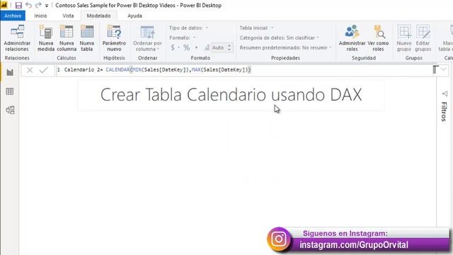 Power BI 4 Formas De Crear Una Tabla Calendario