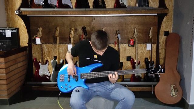 Обзор бас-гитары SQOE SQ-IB-4 Blue | SKIFMUSIC.RU смотреть онлайн