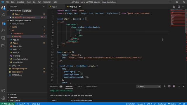Display WordPress Posts as PDF | React.js смотреть онлайн